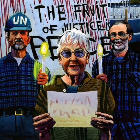 (l to r): Michael, Megan and Greg (art by The Washington Post)